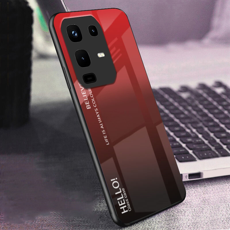 For infinix Note 50X 50S case Gradient Mirror Tempered Glass Protector Hard for infinix Note 50S 50X Plus Back cover Phone cases. 