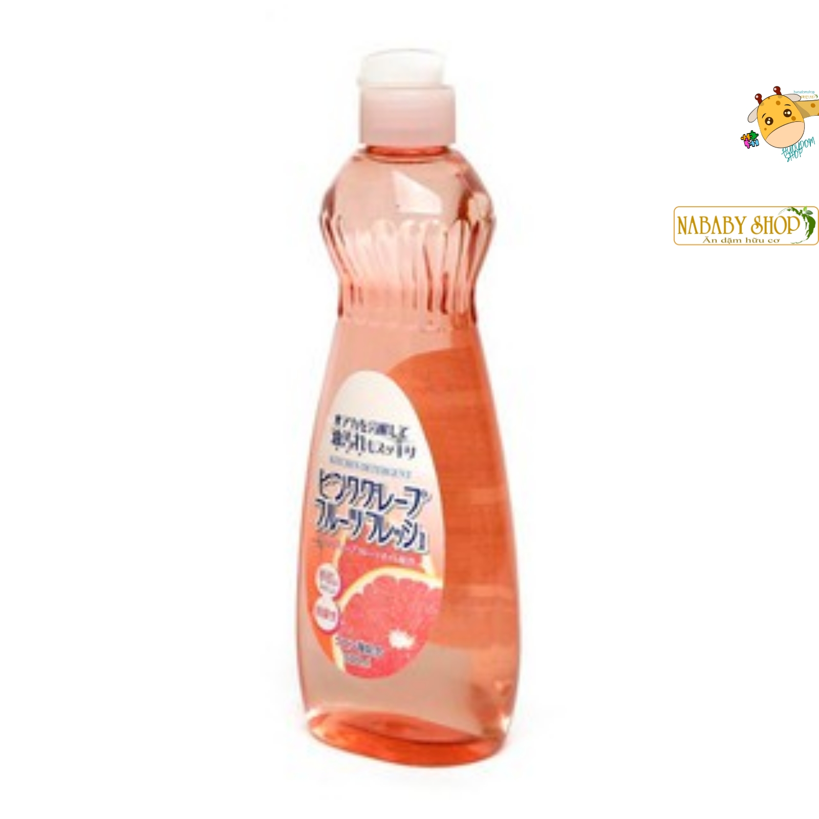 Nước rửa chén Rocket Hữu Cơ Nhật Bản 600ml, nước rửa chén thơm mát