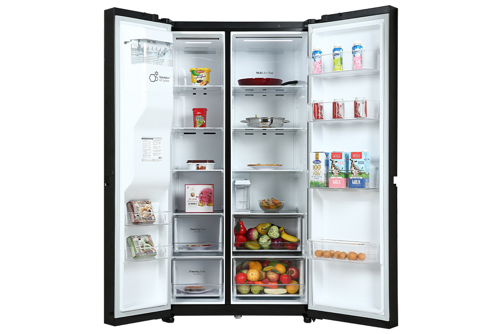 Tủ lạnh LG Inverter 635 Lít GR-D257WB Mới 2022 Làm đá tự động, Lấy nước bên ngoài, Lấy đá bên...