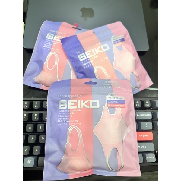Khẩu Trang 5D SEIKO Thùng 200 Chiếc Người Lớn