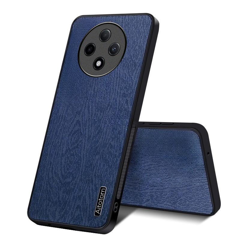 For OPPO F27 Pro / F27 Pro+ Case Wood Texture Canvas Hrad Shockproof For OPPO F27 Pro Plus Back cover Phone Cases.
