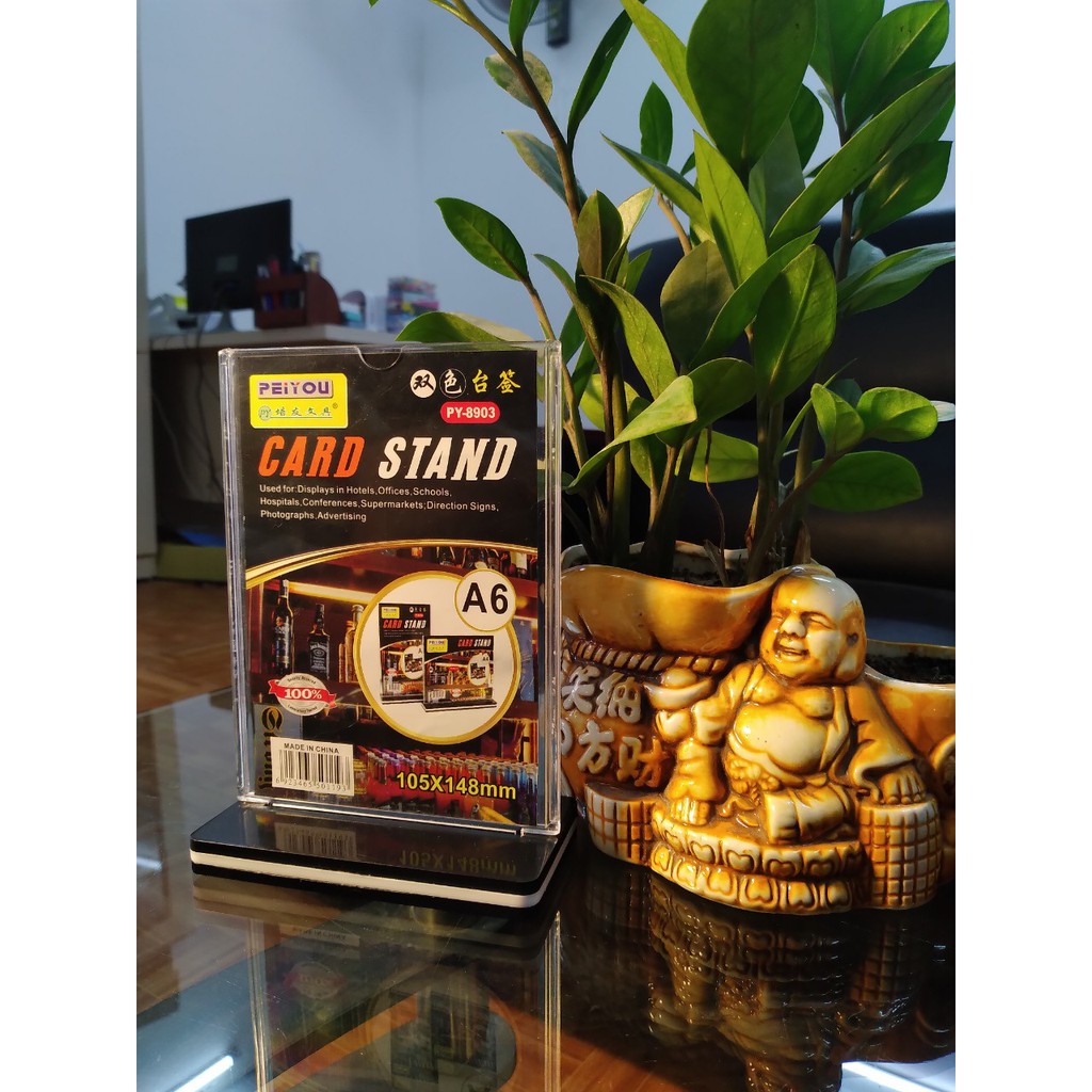 Kệ mica để bàn, menu mica A5, A6, A7 (15 x 21cm) và (10 x 15cm)
