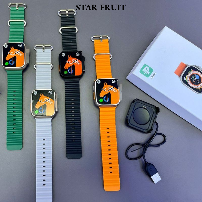 STAR FRUIT Đồng hồ thông minh t500ultra với theo dõi sức khỏe và thể chất, máy theo dõi nhịp tim và điều khiển camera từ xa