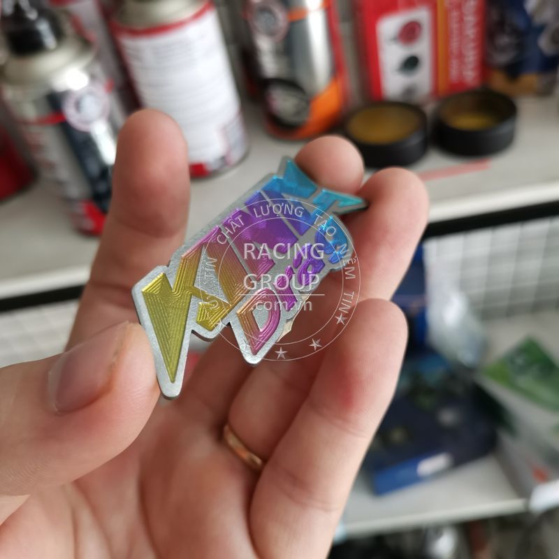 Tem titan logo Kingdrag dán xe máy