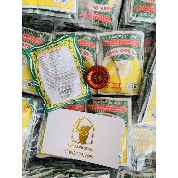 [COMBO 5 LỌ] Cao Sao Vàng VIỆT NAM [GOLDEN STAR BALM] Dược TW3 3gr