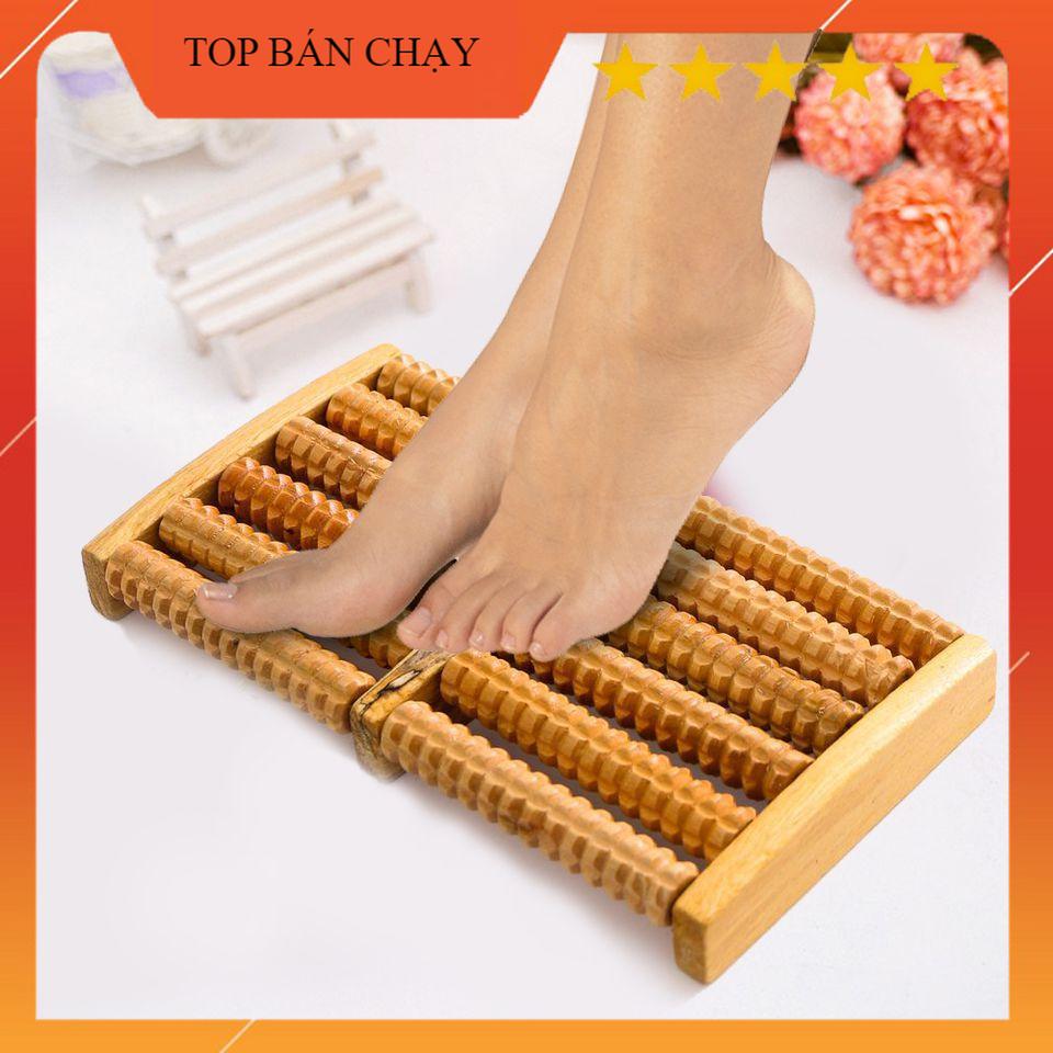 Dụng Cụ Massage Chân 5 Bàn Bằng Gỗ