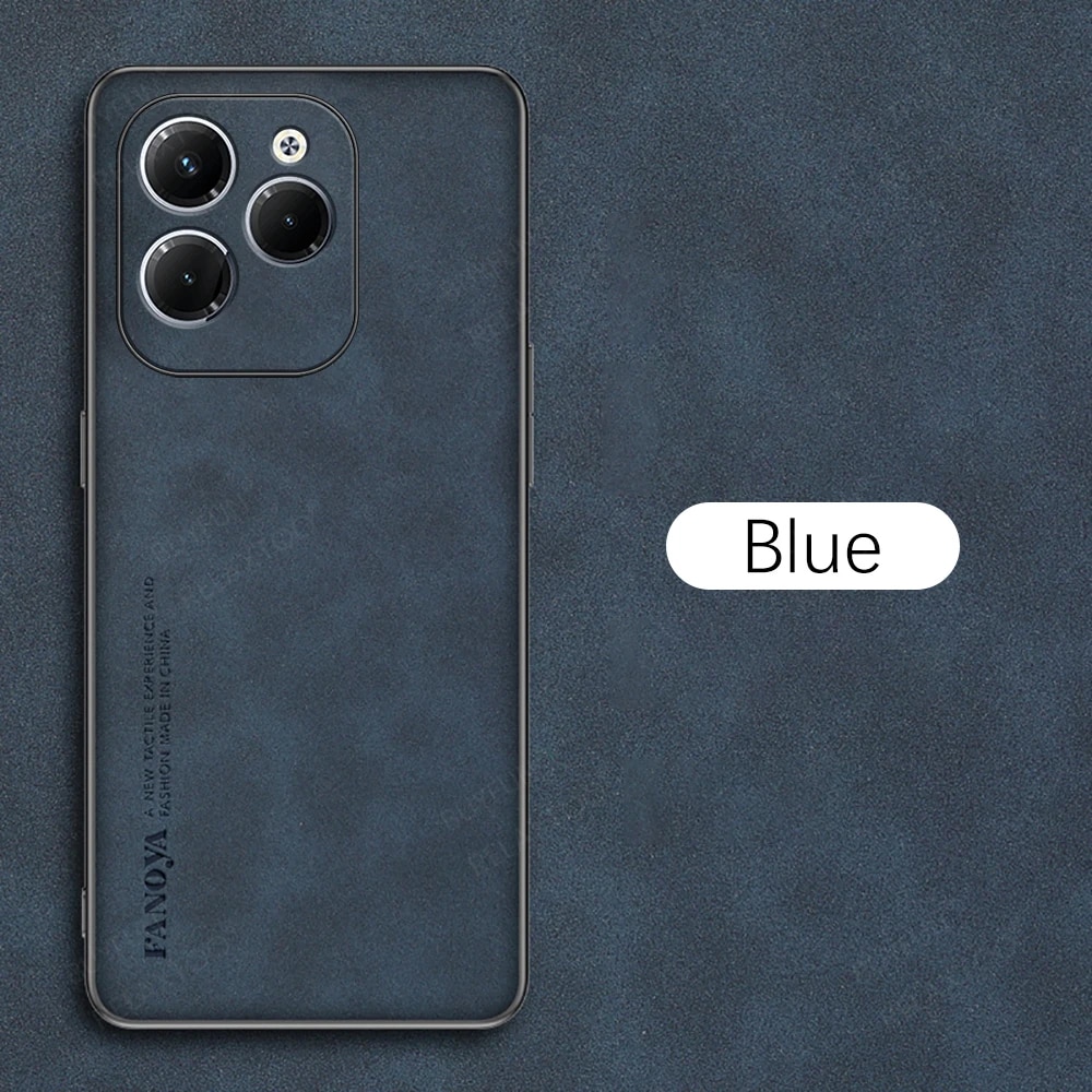 For Infinix Hot 40 Phone Case Sheepskin Leather Soft Silicone Shell For Infinix Hot 40 Pro 40Pro Hot40 Camera Shockproof Back Cover 2024 Fundas