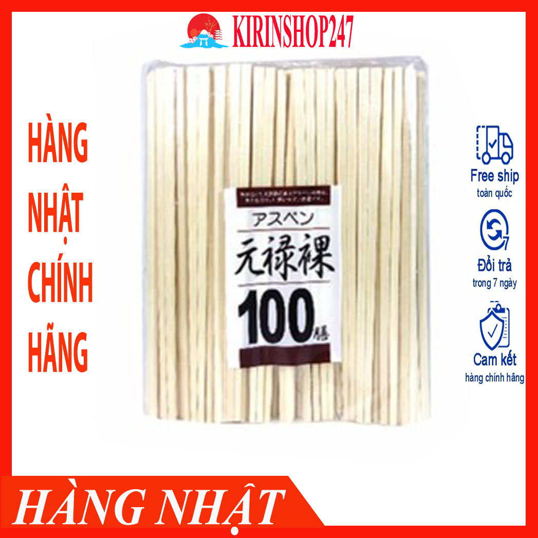 Set 100 đôi đũa dùng một lần - Hàng Nhật