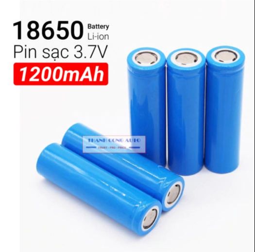 Pin 18650 3.7V Dung Lượng 1200mAh