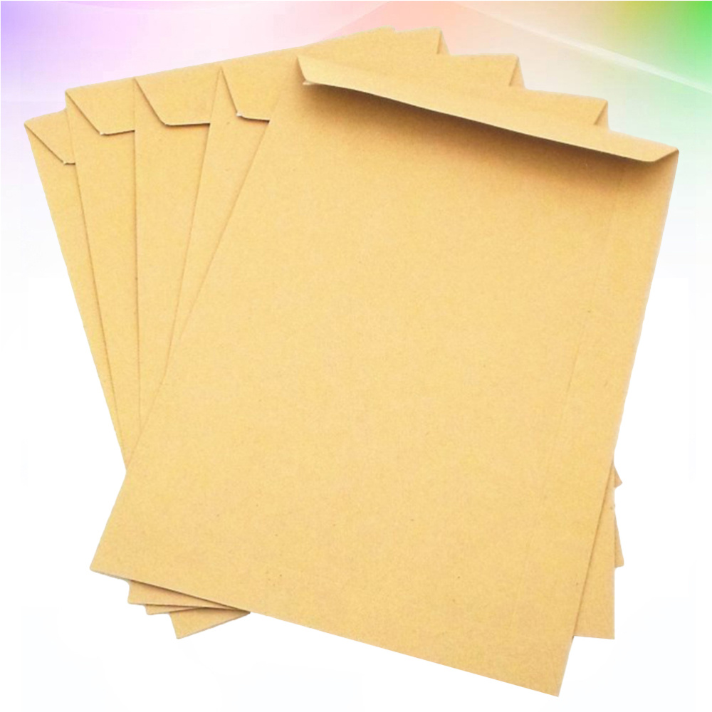 NEW%20%E3%80%90Special%20offer%E3%80%9150pcs%20Kraft%20Paper%20Envelope%20Blank%20Classic%20Plain%20Color%20Envelopes%20for%20Office%20School%20Business%20Letter%20Storage%20Envelope%20(229x162mm)%20-%20Image%205