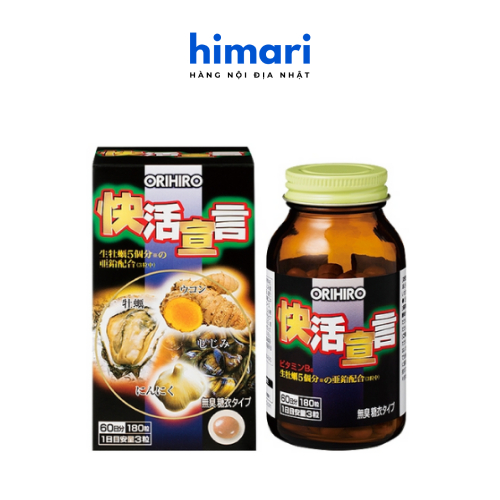 Orihiro Hàu Nghệ Tỏi 180 Viên