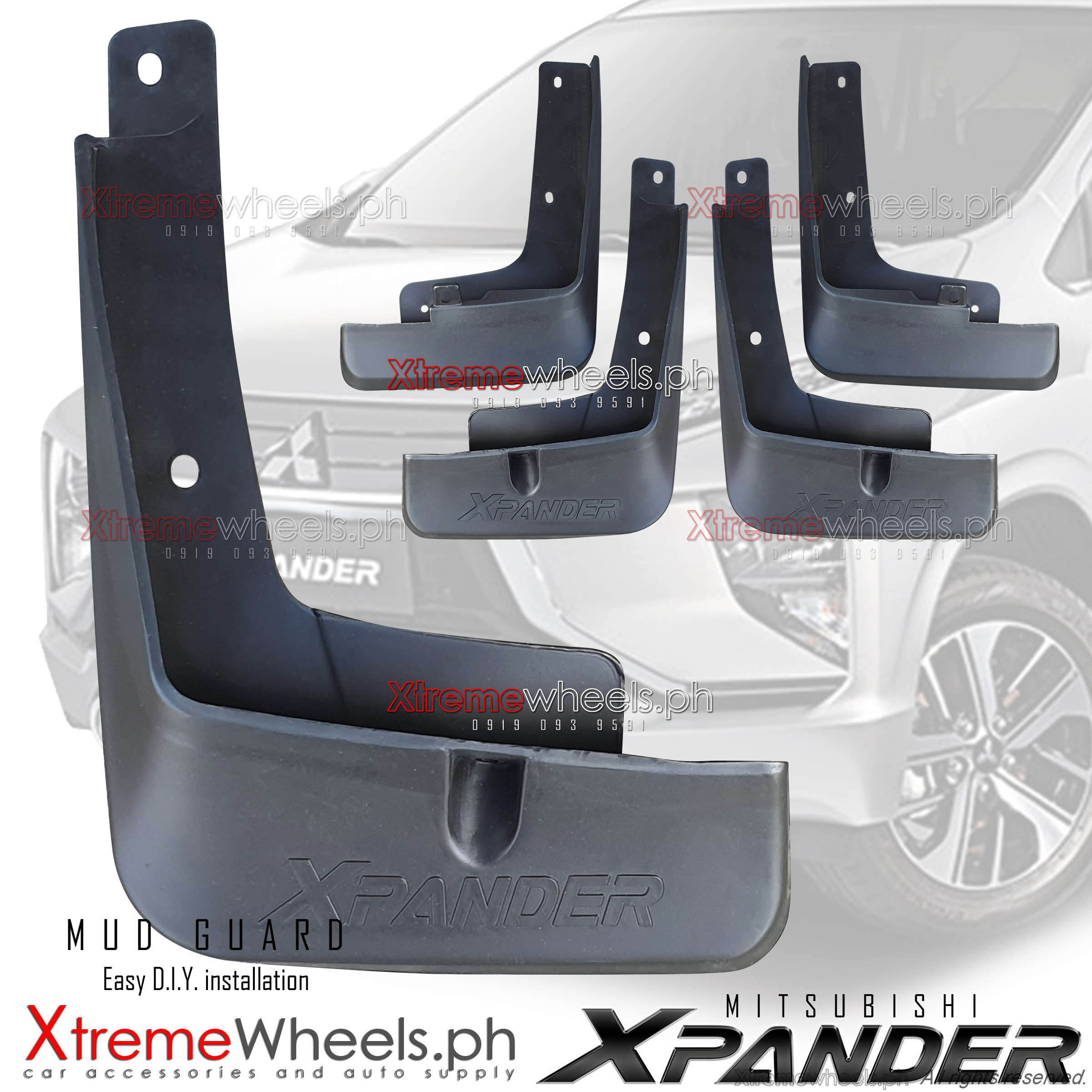 Mitsubishi Xpander 20182023 with Xpander Logo and Screw Heavy Duty