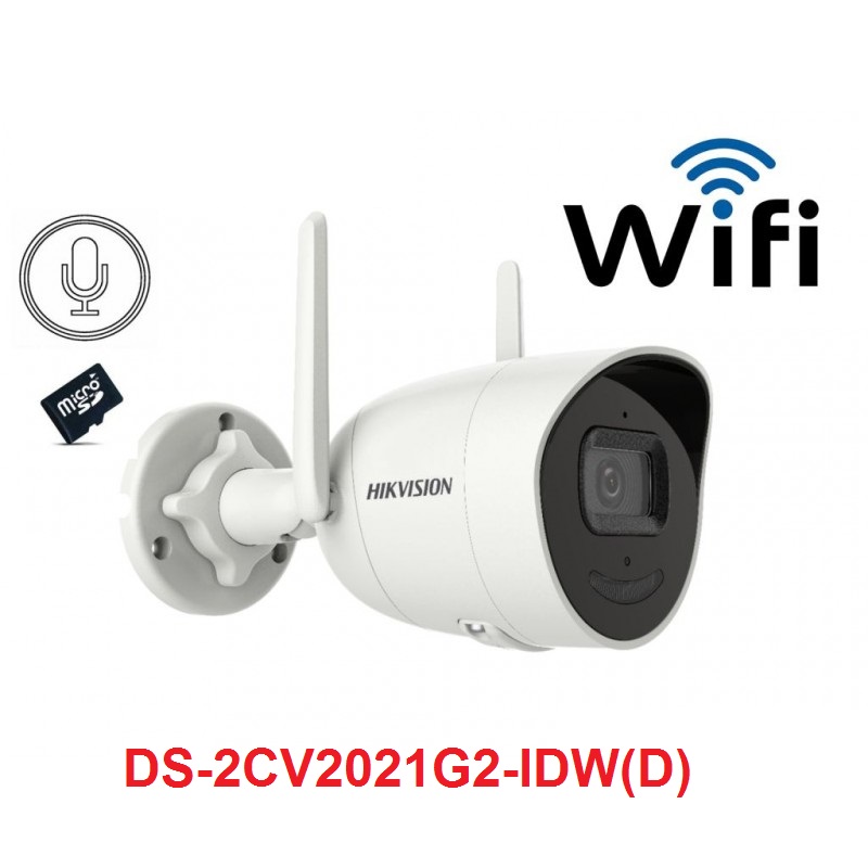 Hikvision DS2CV2021G2IDW(D) 2MP Wireless Outdoor Audio Fixed Bullet