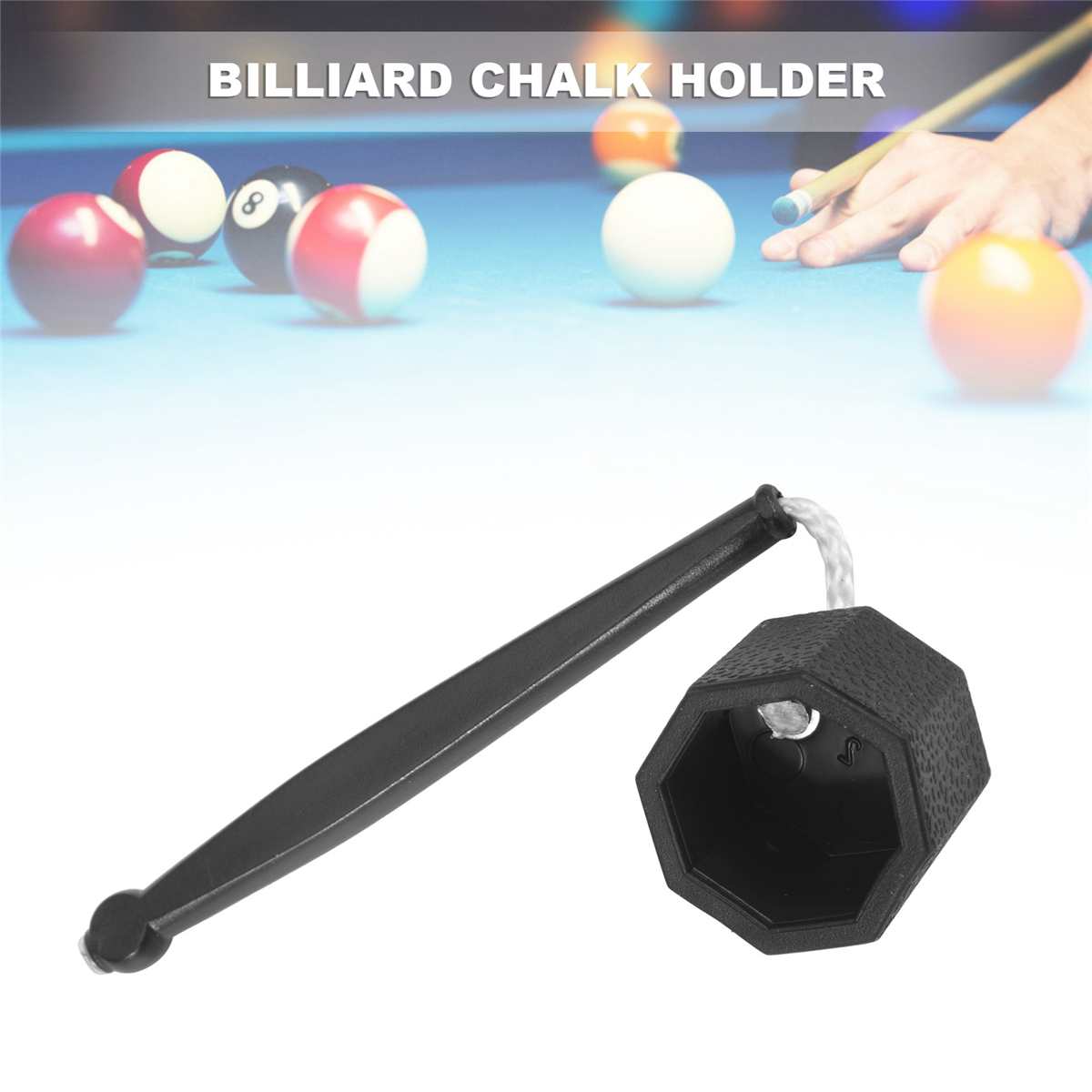 Cue Chalk Holder for Predator 3d Printed billiards, Pool, Snooker