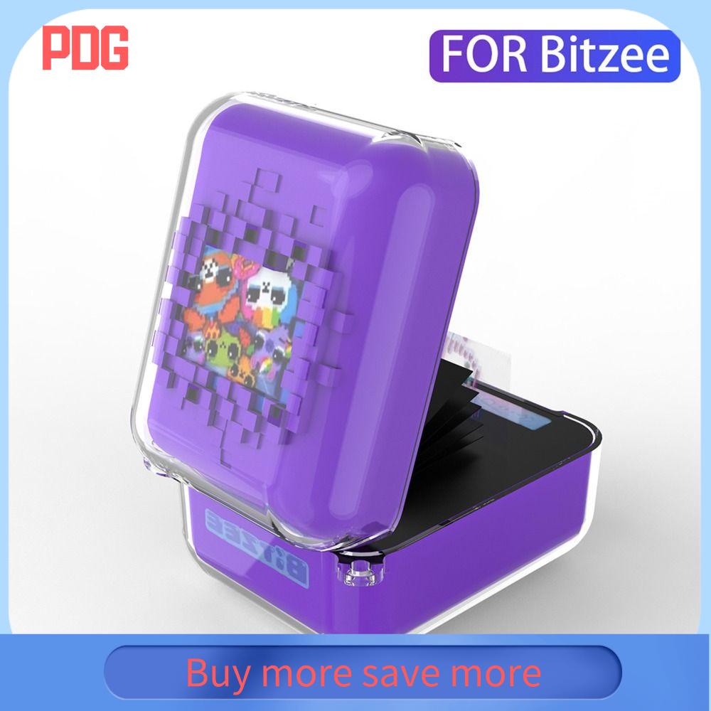 PDG Handheld Game Console Protective Case Shockproof TPU Shell Professional Crystal Clear Digital Pet Machine Cover for Bitzee Interactive Toy
