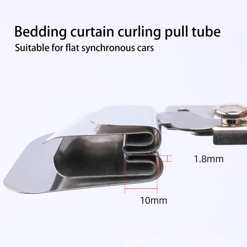 【HorizonShop】Sewing Foot Double-Layer Fabric Seaming Pulley Binder Swing Hemming Sewing Machine Presser Tool. 