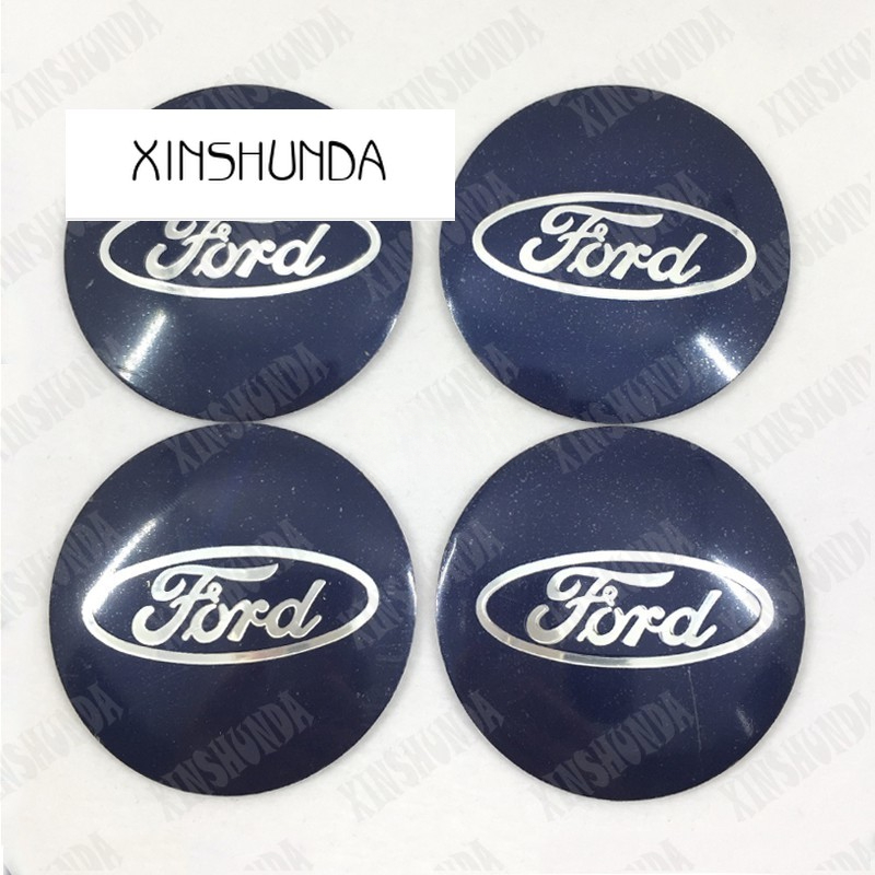 XSD 56mm Ford Logo Emblem Wheel Hub Caps Covers Emblem Sticker
