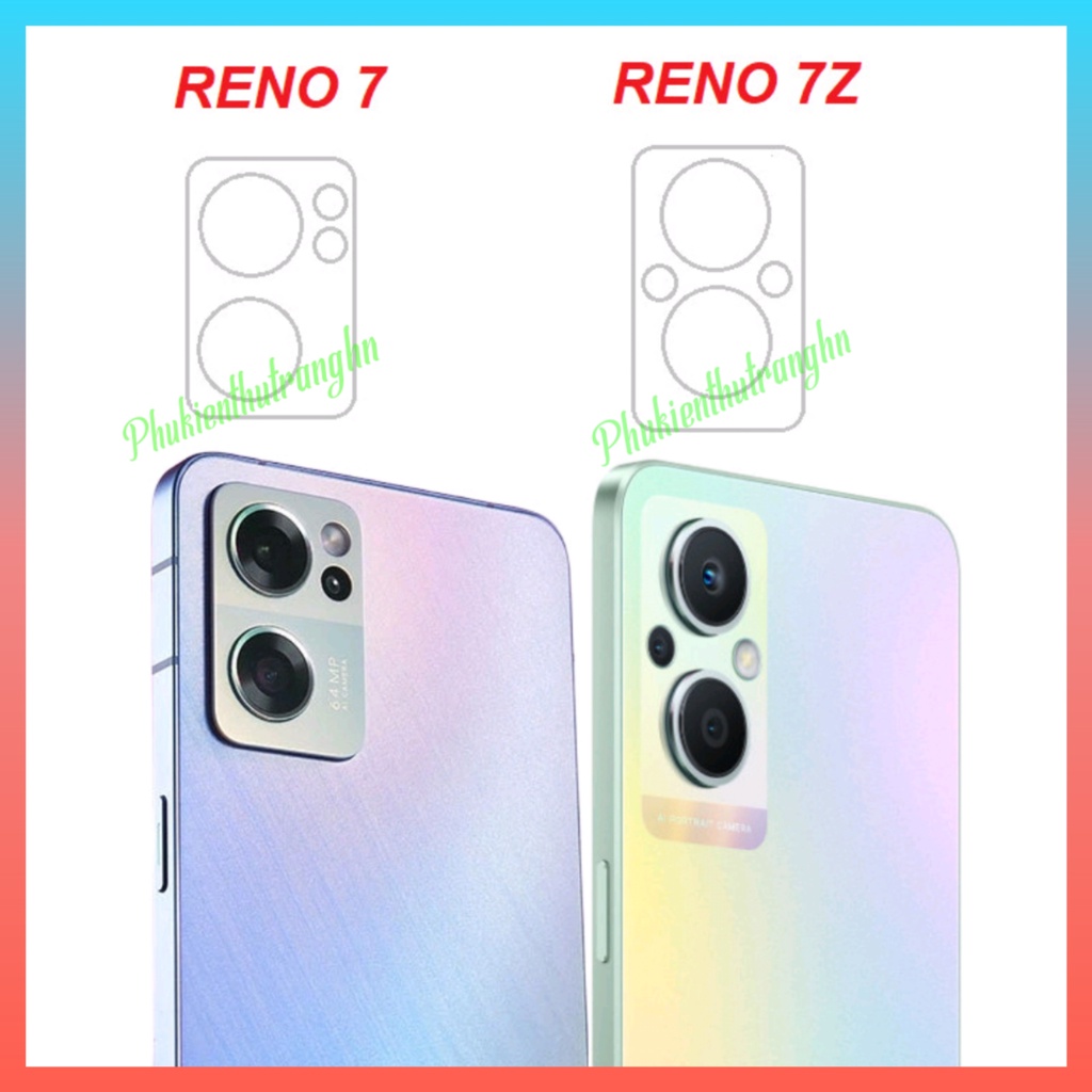 Dán bảo vệ camera nano Oppo Reno 7 4G - 5G/ Reno 7 Z 5G/ Reno 7 Pro 5G chống trầy xước bụi bẩn