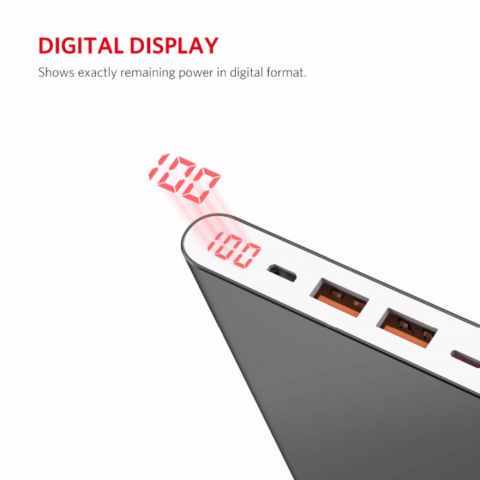 Pin sạc dự phòng IGIFT 20.000mAh Bạc A2