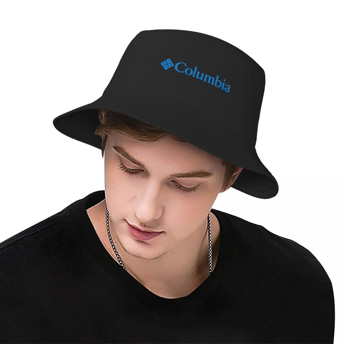 Columbia Bucket Hat Print Fisherman Hat Cotton Sun Fishing Cap Fun  Lightweight for Travel