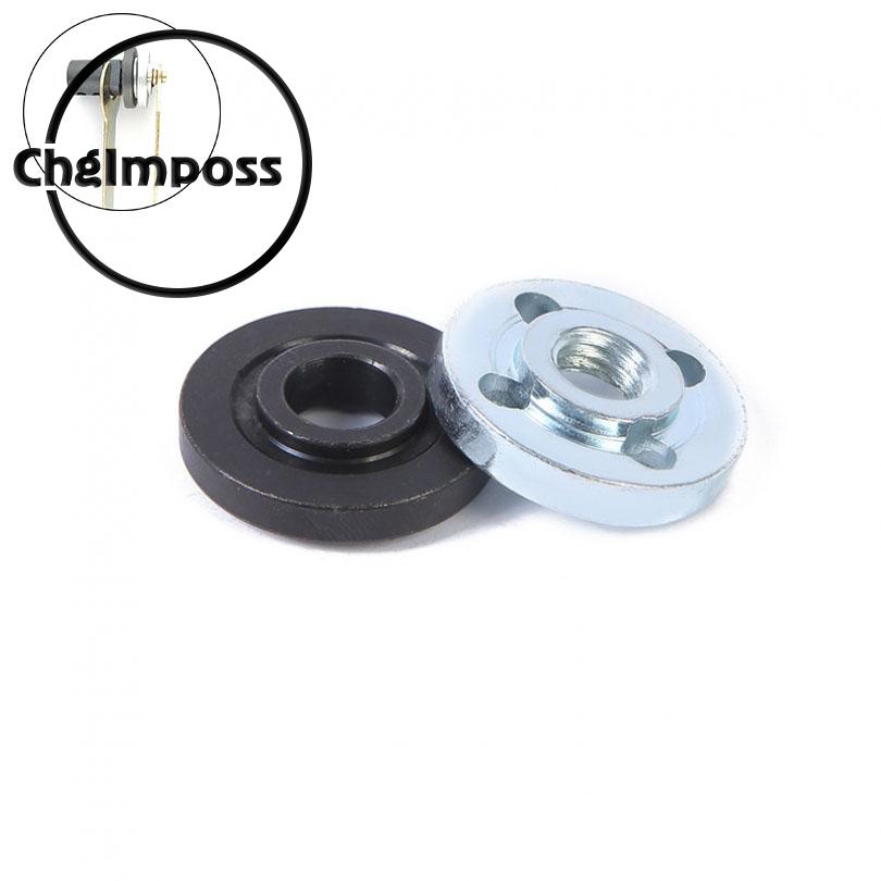 ChgImposs 2pcs Set M10 Angle Grinder Accessories Type 100 Angle Grinder Flange Platen Grinding Disc
