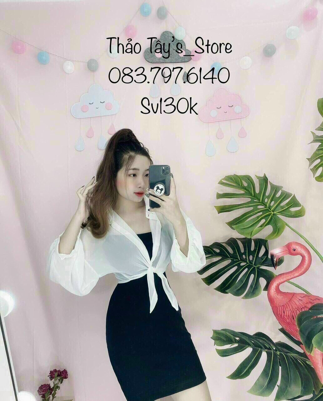 Set đầm body và áo kiểu nữ hot nhât ( foom dưới 55kg )