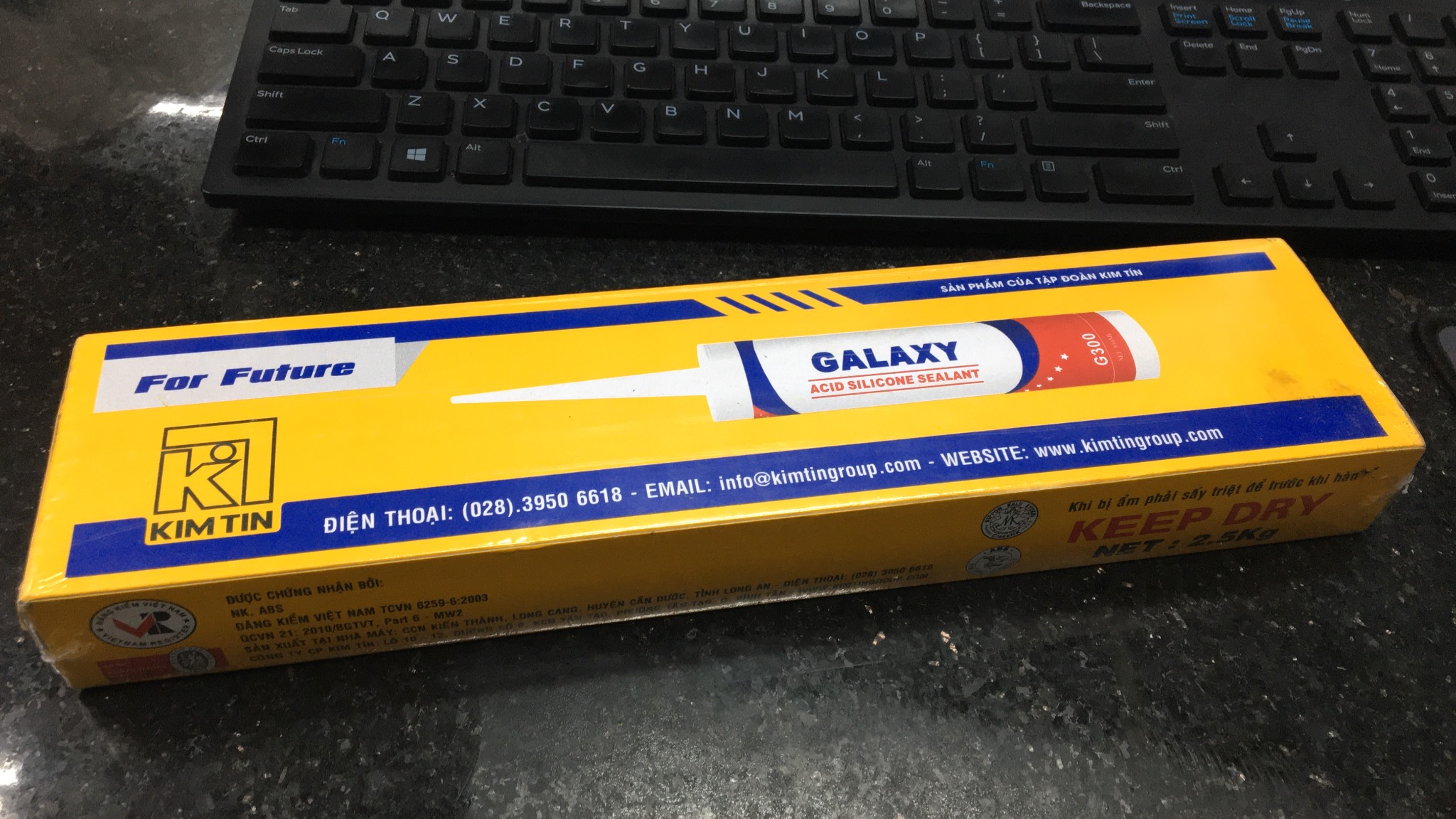 Que hàn sắt Kim Tín 2.5li, 3.2li, 4.0 li (hộp)