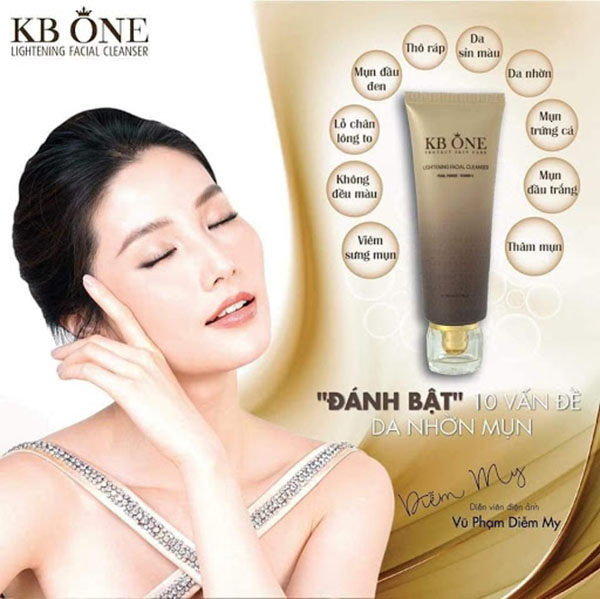 [Chính hãng] Sữa Rửa Mặt Ngọc Trai Sáng Da KbOne 100ml