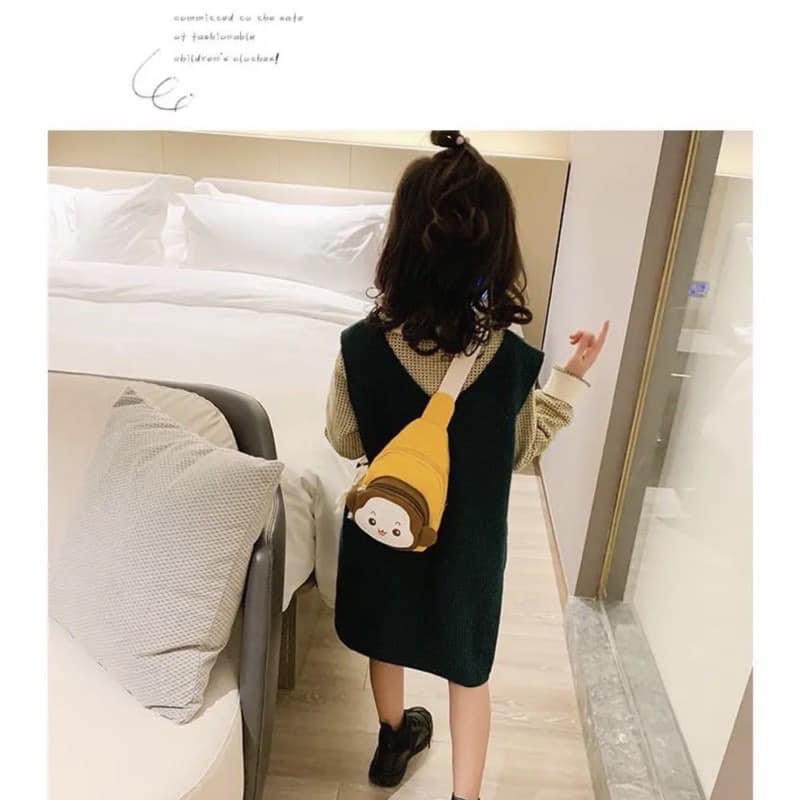 Túi chéo gấu cute cho bé (shop giao mầu ngẫu nhiên)