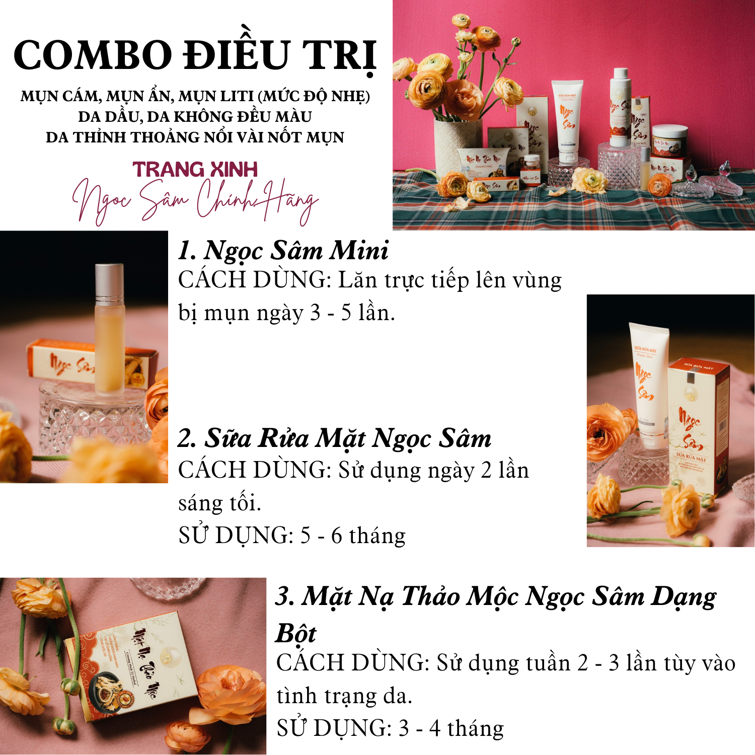 THANH LĂN MỤN MINI NGỌC SÂM 10ML