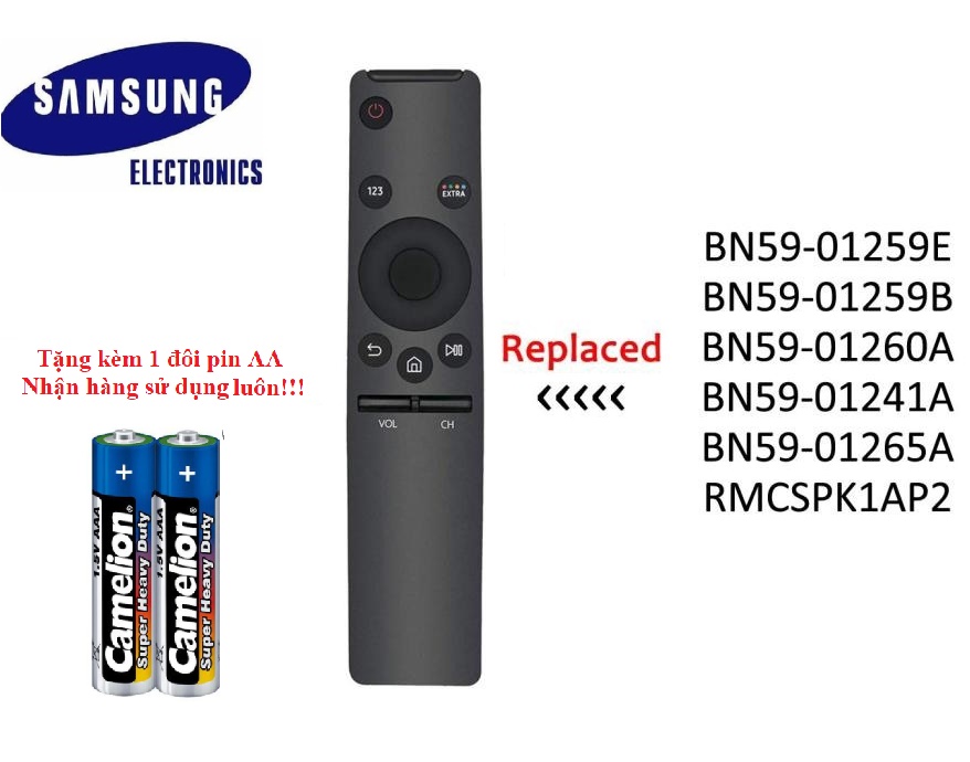 [Hàng chất lượng cao BH 1 năm] Điều khiển, Remote Tivi Samsung Smart 4K Internet (Hàng chuẩn)