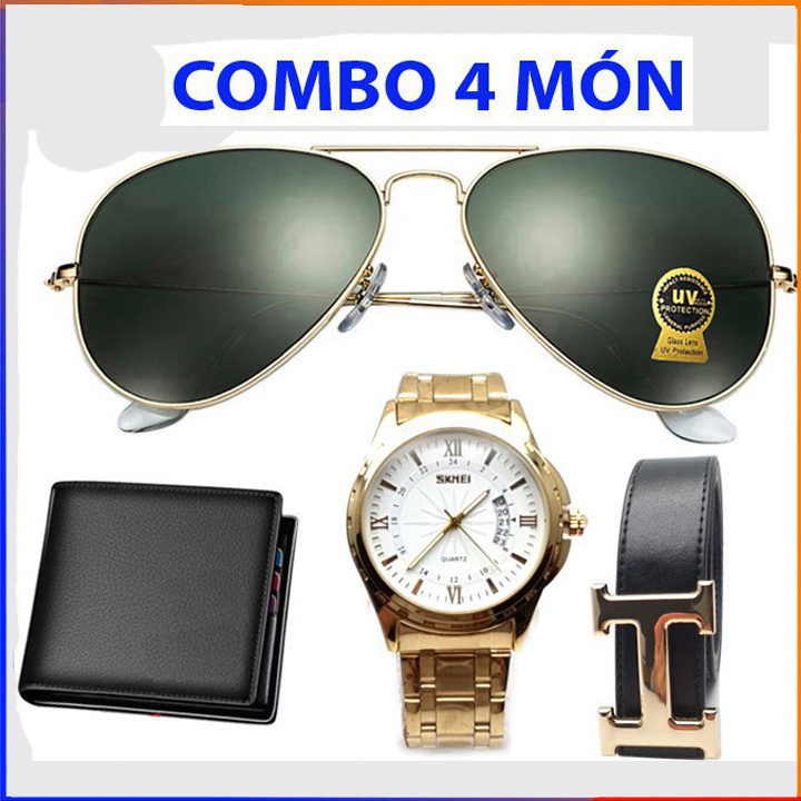 Combo 4 món phụ kiện nam thời trang