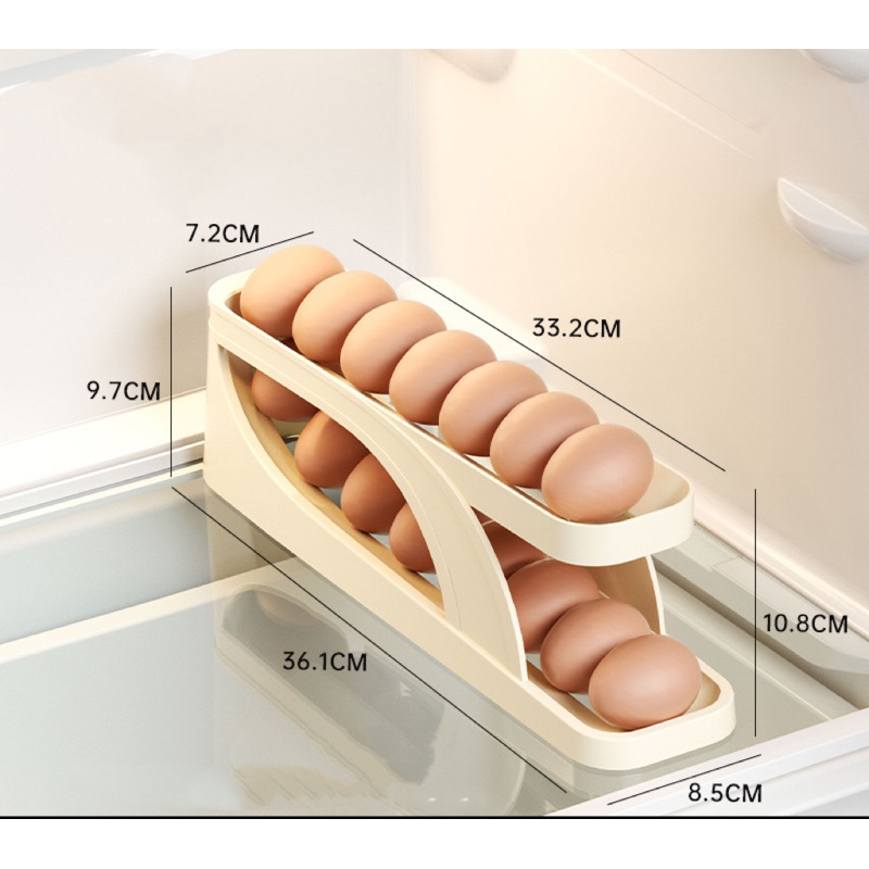 KHAY ĐỰNG TRỨNG THÔNG MINH LĂN TỰ ĐỘNG 3 TẦNG CHỨA ĐƯỢC 30 QUẢ