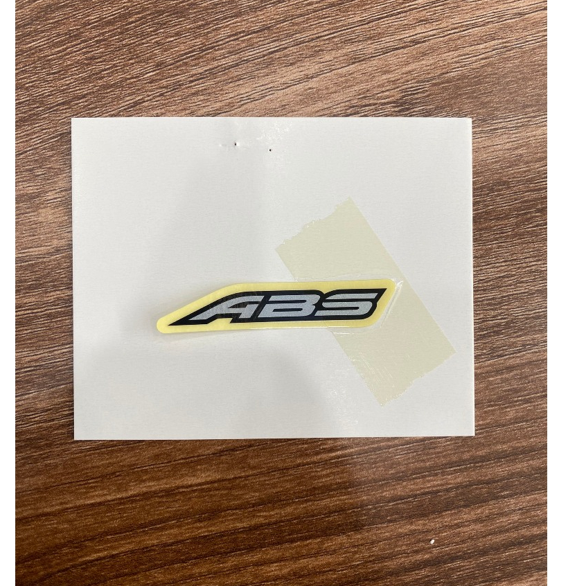 Tem chữ ABS màu bạc - Chính hãng Yamaha