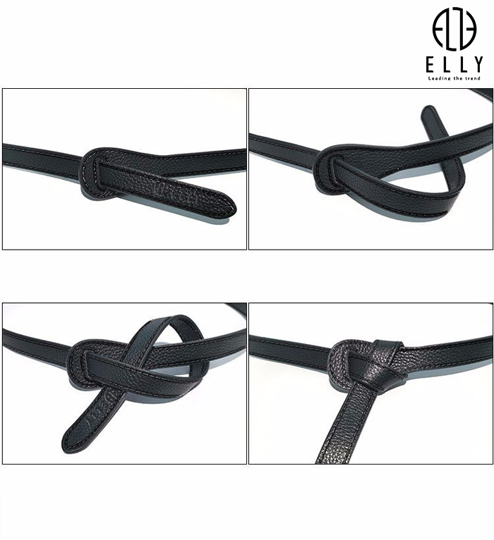 [Brand Day] Dây thắt lưng nữ cao cấp nữ da thật ELLY – ED59
