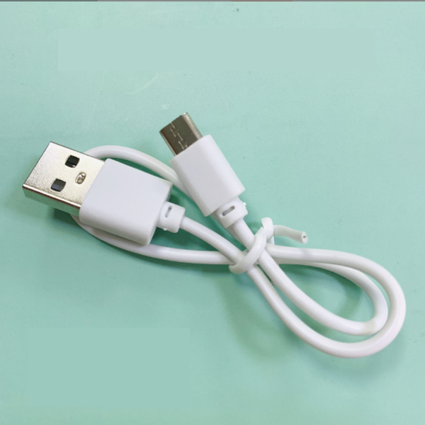 Dây Cáp Sạc đồ chơi USB Micro (0.5m / 1m), type C Trắng