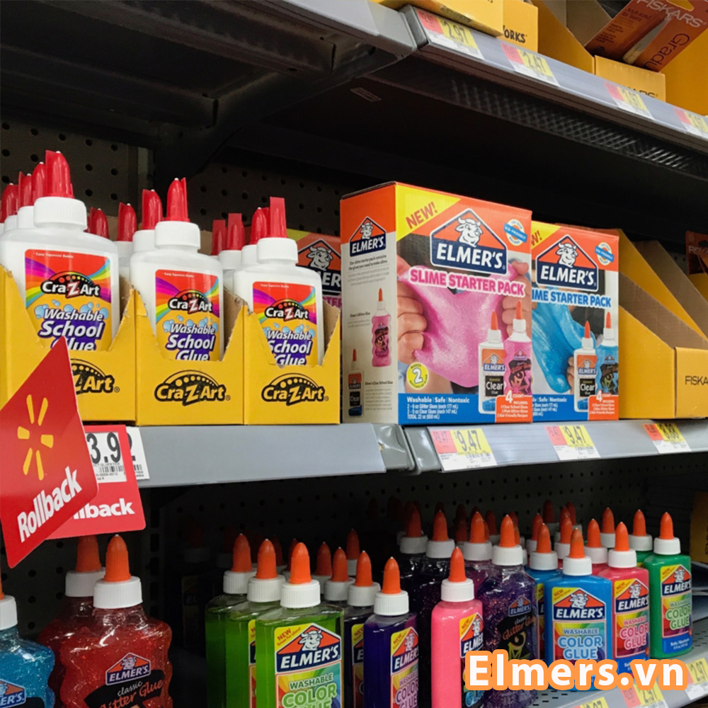 [HCM]Bộ dụng cụ làm silme cho trẻ Elmers Glue Slime Starter Kit