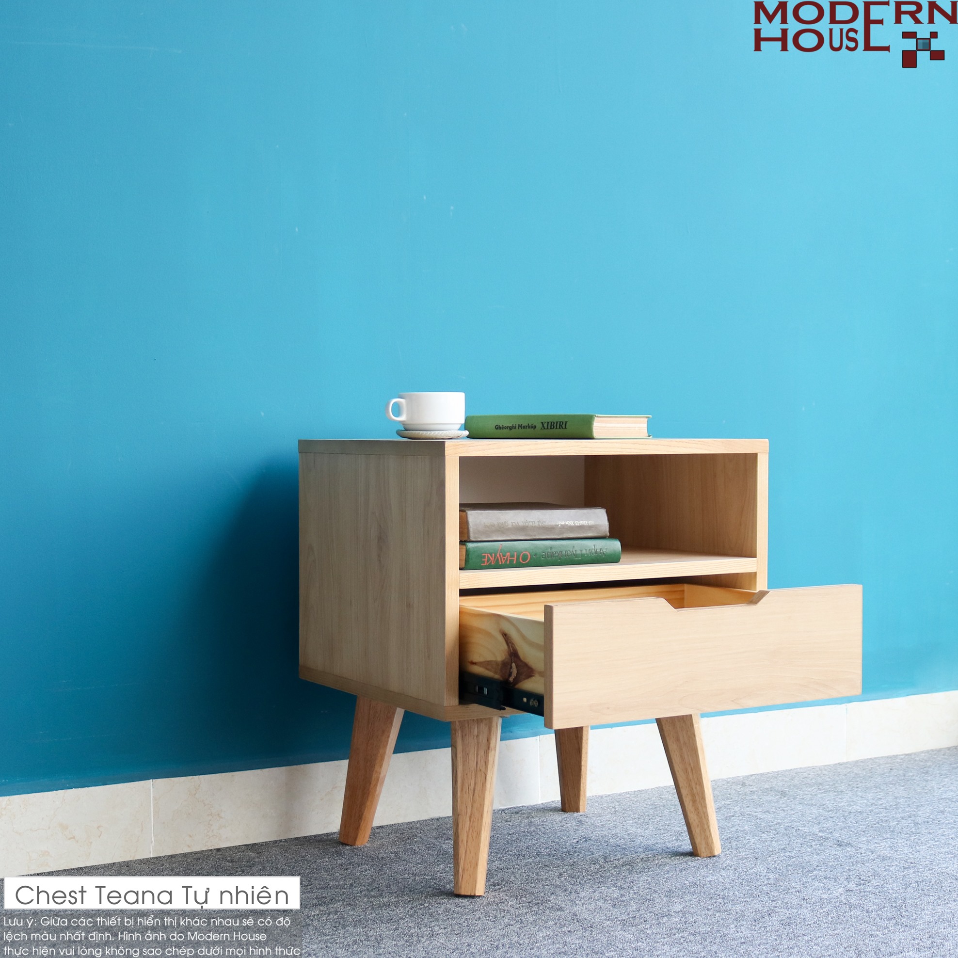 TỦ ĐẦU GIƯỜNG TEANA GỖ MDF