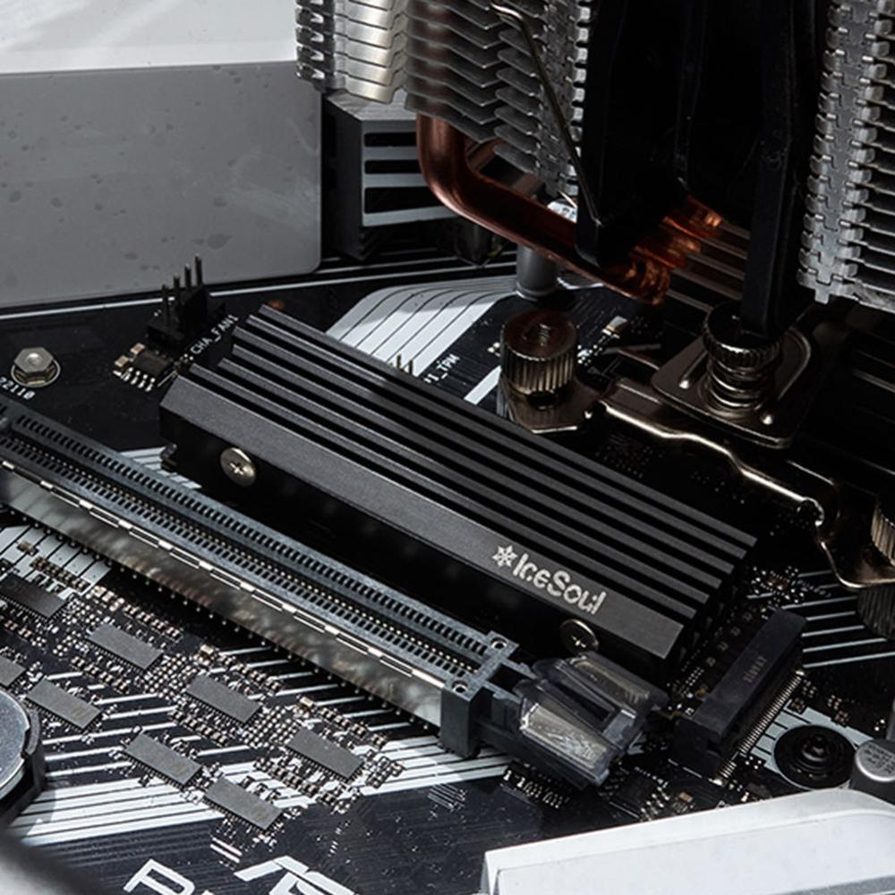 【Original】FinalCool IceSoul 08 Heatsink M2 NVME NGFF 2280 SSD Solid State Hard Disk Cooler