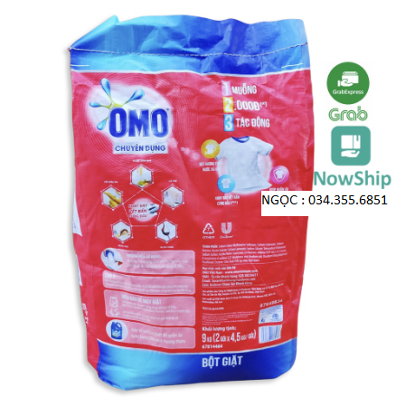 Bột giặt Omo 9kg Siêu Tiết Kiệm