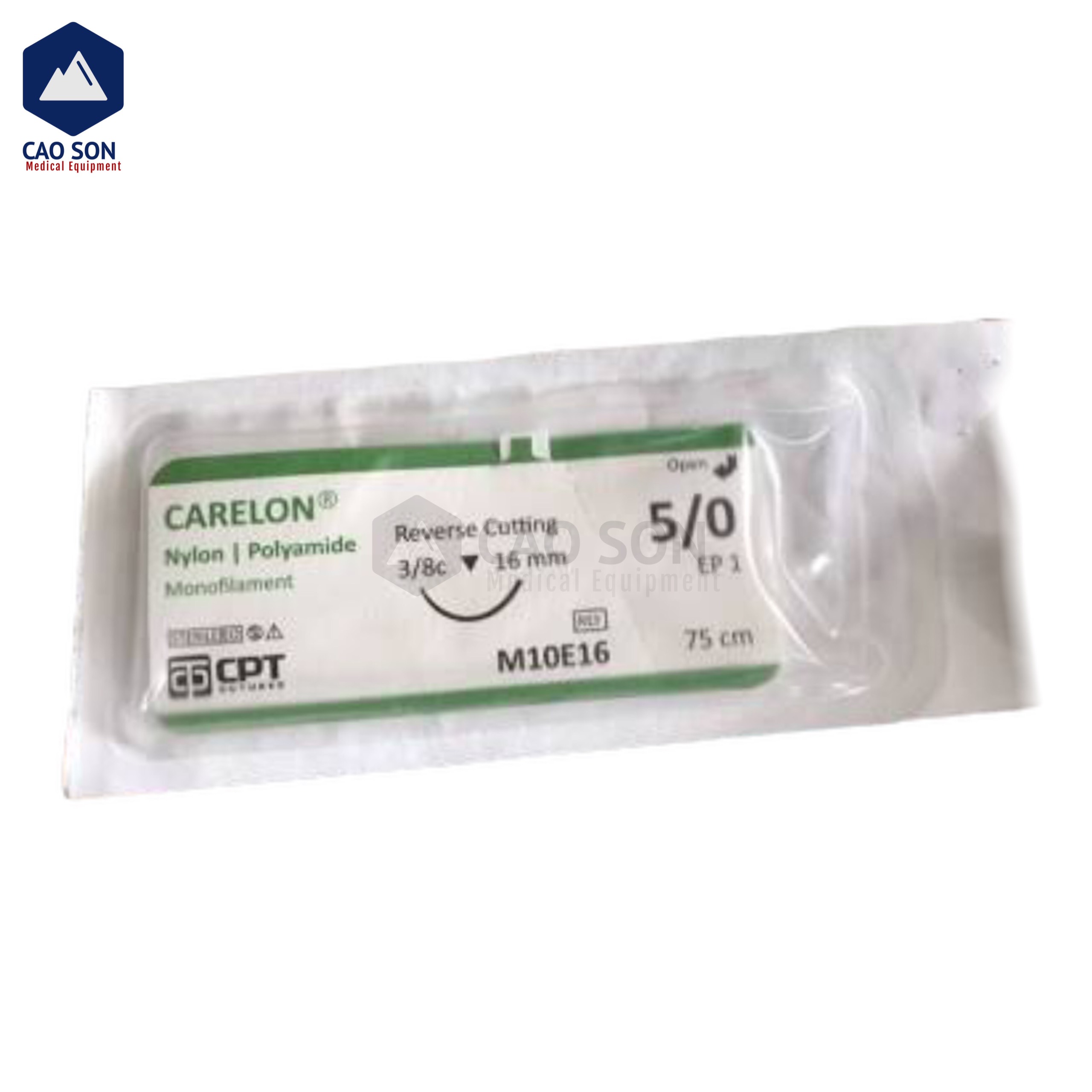 [Bán lẻ từng sợi] Chỉ phẫu thuật CPT CARELON Nylon số 2/0 3/0 4/0 5/0