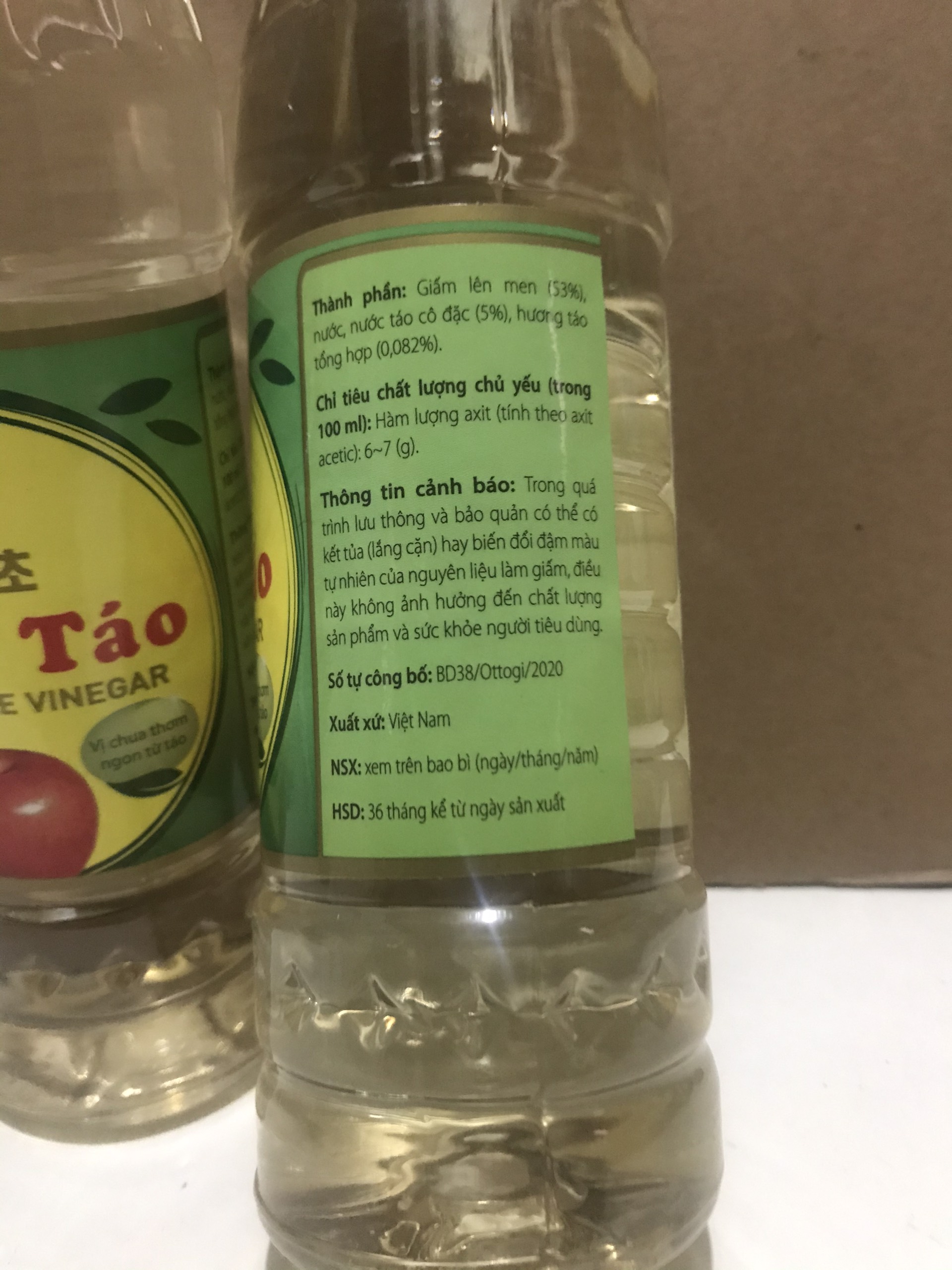 Dấm táo ottogi chai 250ml