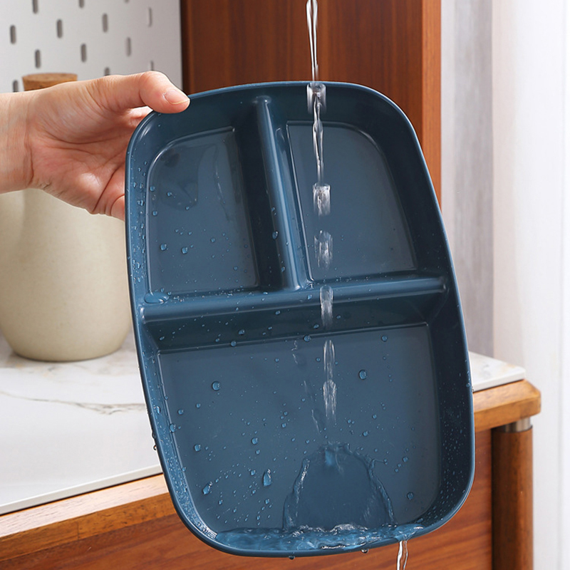 Divided%20Dish%20Diet%20%20Dinner%20Plate%20Kitchen%20Dinnerware%20Portion%20Plates%20For%20s%203%20Compartments%20Microwave%20Safe%20Queena%20-%20Image%206