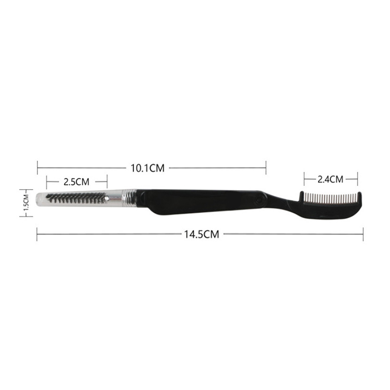 Dual-purpose Stainless Steel Eyelash Brushes Eyelash Comb Eyebrow Eyelash Comb.