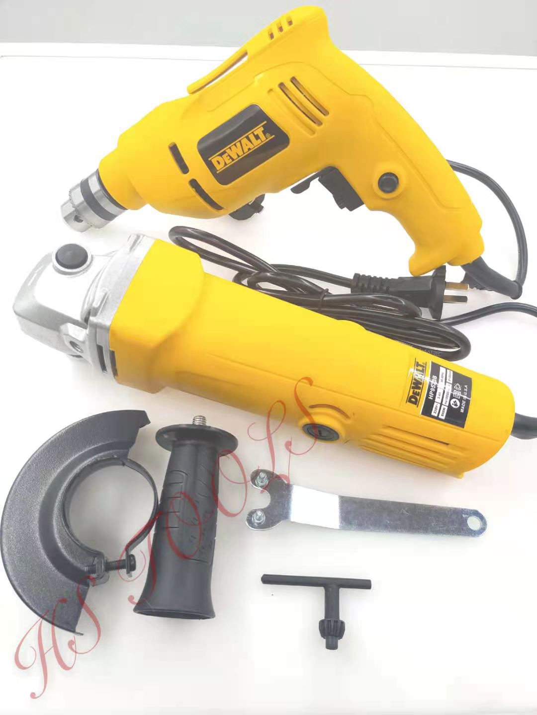 Dewalt High Quality Pcs Electric Drill And Angle Grinder Set Lazada Ph