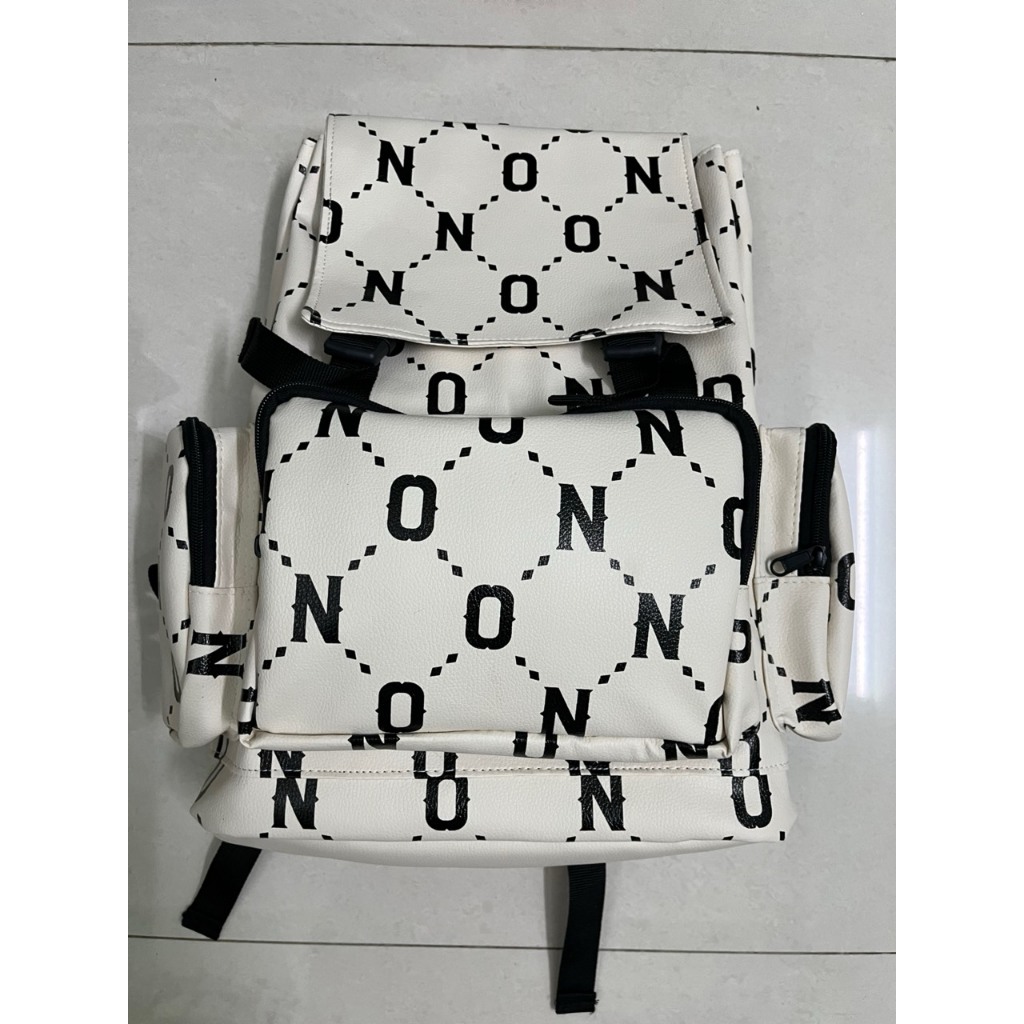 [VOUCHER 8%]Balo Da Backpack Unisex Chống Nước - Màu Đen
