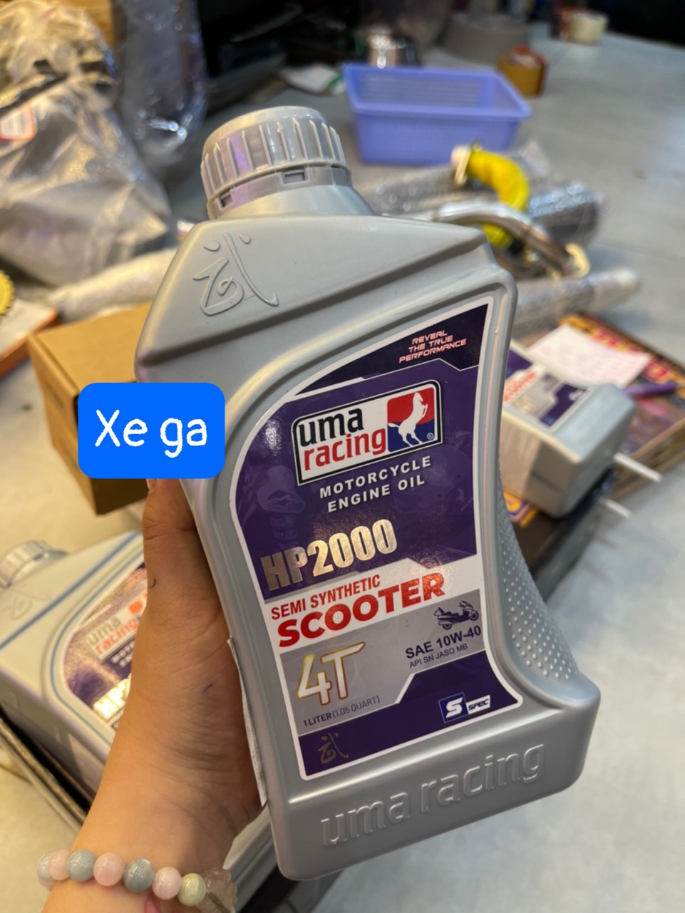 Nhớt máy Uma Racing các dòng xe ga / xe số 1L