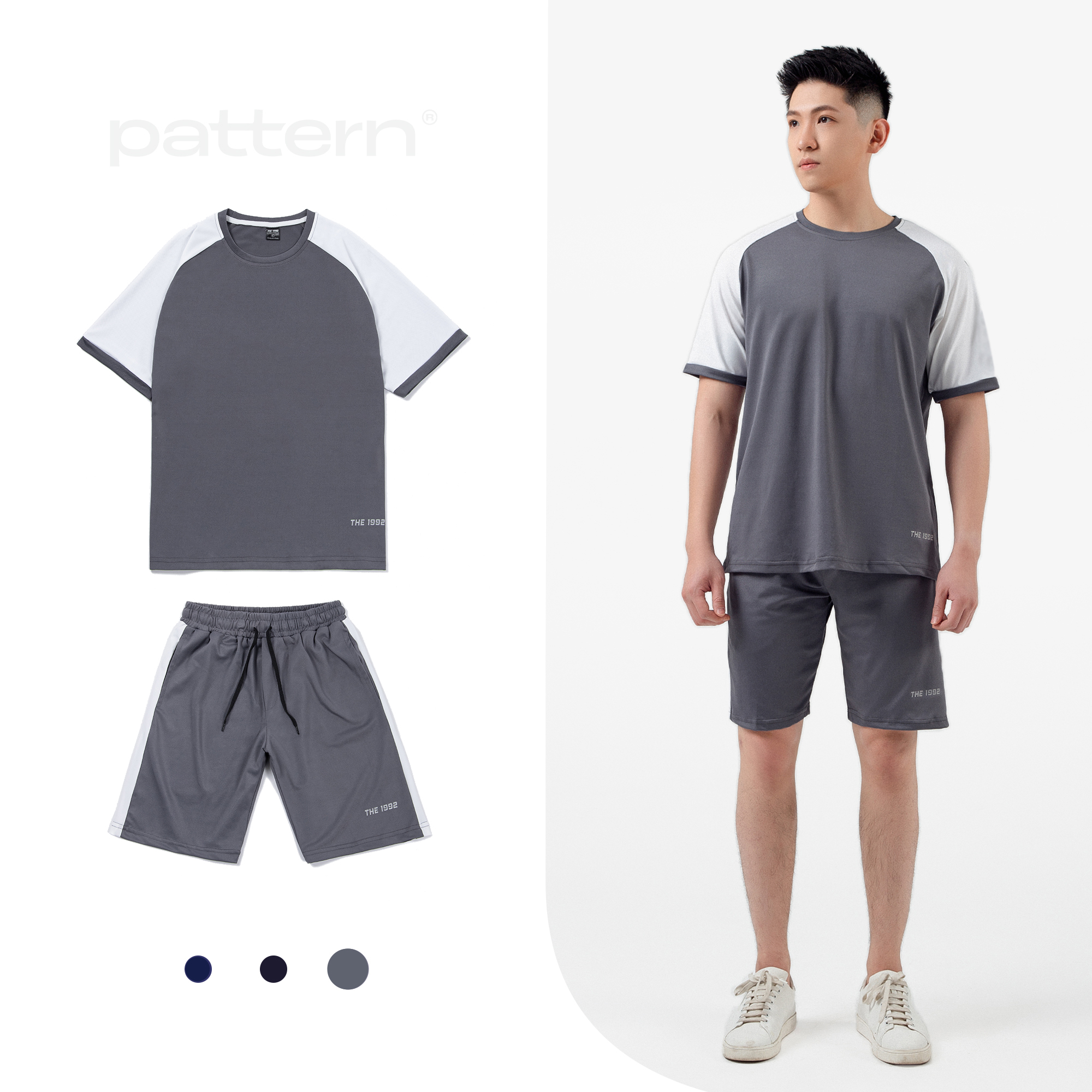 Bộ quần áo thể thao nam PATTERN THE 1992 phối tay