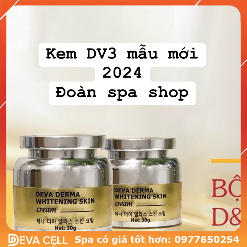 Bộ Kem Phá Hủy Nám D&V3 Deva Cell