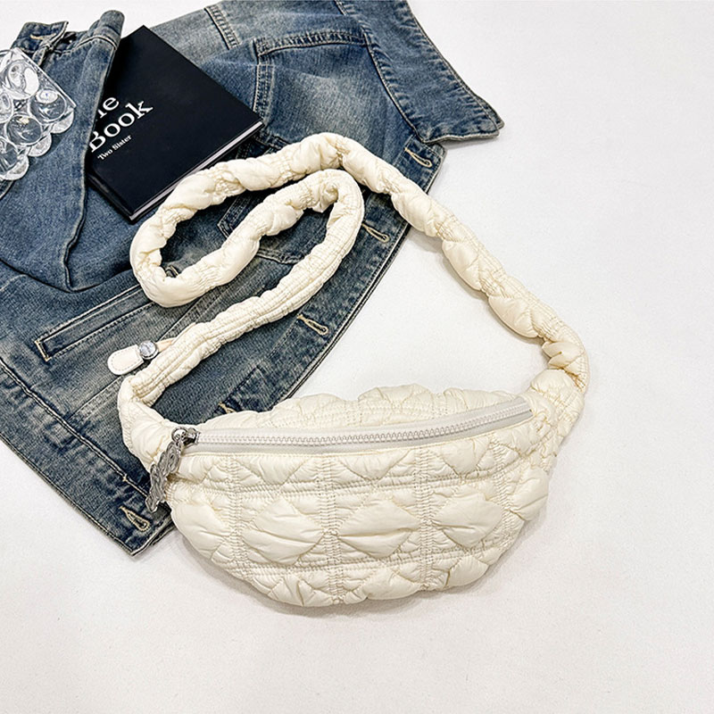 C&K New women's breast bag drawstring shoulder bag Crossbody bag all-in-one Fanny pack travel single item large capacity delicate women's bag